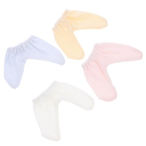 WEKAMOS 4 Stück Teiliges Puppenhosen aus Weichem Stoff Bunte Leggings für Kleine Puppen Bequem Langlebig und Farbecht Geeignet für Alltag Party und von WEKAMOS