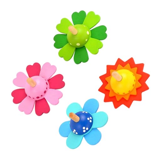 WEKAMOS 4 Stück Teiliges Set Holz Gyroskop für Rotierende Druckentlastungsspielzeuge Sicher und Pädagogisch für Mädchen für Glückliche Kindheitstage WEKAMOS 4 Stück Teiliges Set Holz Gyroskop für Rotierende Druckentlastungsspielzeuge Sicher und Pädagogisch für Mädchen für Glückliche Kindheitstage von WEKAMOS