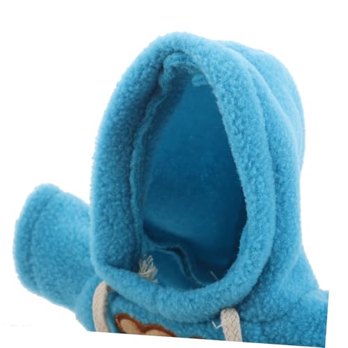 WEKAMOS 4 Stück Teiliges Spielzeugbären-Kleidungsset aus Weichem Baumwollstoff Hoodie und Jeans für Kuscheltier Passgenau für Plüschtiere Niedliches DIY-Outfit für Kleine Stofftiere von WEKAMOS