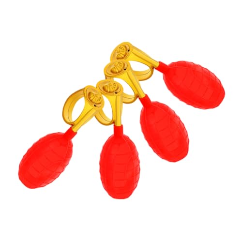 WEKAMOS 4 Stück Teiliges Wasserspritzring für Streiche Interaktives Partyspielzeug für April Fool's Day Lustiges Wasserspielzeug aus Robustem für Unvergessliche Erlebnisse von WEKAMOS