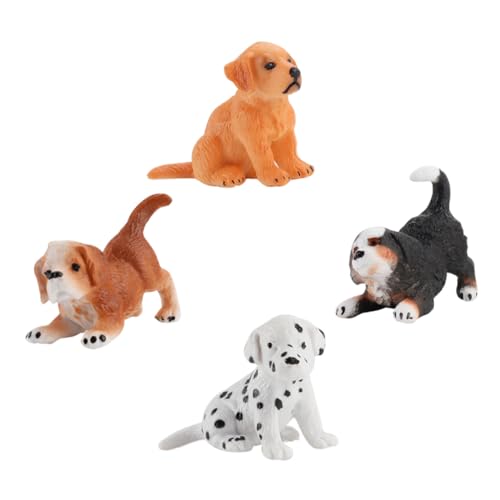 WEKAMOS 4 Stück Teiliges Welpen Figuren Realistische Hundemodelle Detailgetreue Haustier Dekofiguren Vielseitig für Tischdeko Fotoshootings und Wohnraumgestaltung WEKAMOS 4 Stück Teiliges Welpen Figuren Realistische Hundemodelle Detailgetreue Haustier Dekofiguren Vielseitig für Tischdeko Fotoshootings und Wohnraumgestaltung von WEKAMOS