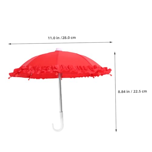WEKAMOS 4 Stück Teiliges für Farbige Puppenhaus Dekoration Robuste Kunststoff Stoffmaterialien Lebendige Mini Accessoires für Kinderzimmer Kreative Spielzeuge von WEKAMOS