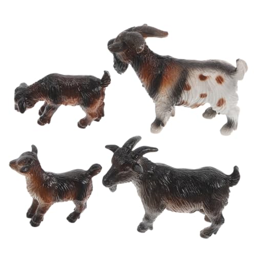 WEKAMOS 4 Stück Ziegenmodell Ziegenspielzeug -Ziege Aktionsmodelle Bauernhof Ziegenfiguren Nutztierfiguren Bauernspielzeug Realistische Schaffiguren Farmtierdekor PVC Coffee WEKAMOS 4 Stück Ziegenmodell Ziegenspielzeug -Ziege Aktionsmodelle Bauernhof Ziegenfiguren Nutztierfiguren Bauernspielzeug Realistische Schaffiguren Farmtierdekor PVC Coffee von WEKAMOS