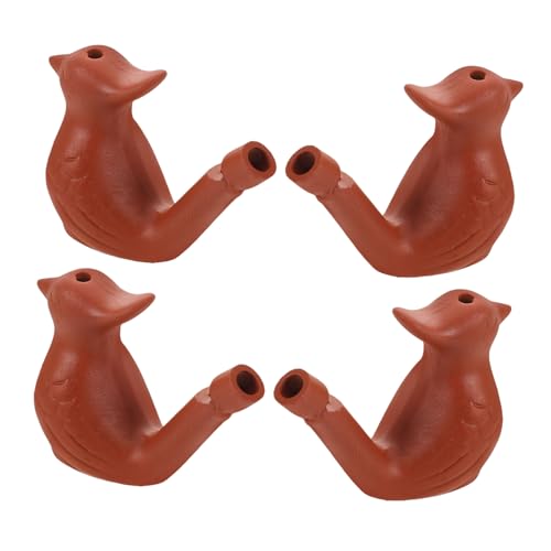 WEKAMOS 4 Stück aus Elegante Vogelpfeifen aus für Geburtstagsfeiern Outdoor Aktivitäten und Heimdekoration Leicht und Tragbar Einzigartiges Design von WEKAMOS