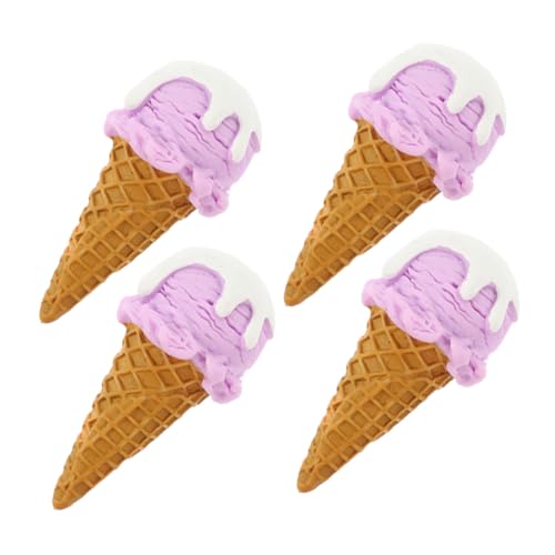 WEKAMOS 4 Stücke Eismodell Deko Gefälschtes Eisspielzeug Simulations-Eiscreme-Requisiten Eiscreme-modellierfigur Gefälschte Eiswaffel-Requisite Dessert-Shop-Ornament Eistüte Ornament Harz WEKAMOS 4 Stücke Eismodell Deko Gefälschtes Eisspielzeug Simulations-Eiscreme-Requisiten Eiscreme-modellierfigur Gefälschte Eiswaffel-Requisite Dessert-Shop-Ornament Eistüte Ornament Harz von WEKAMOS