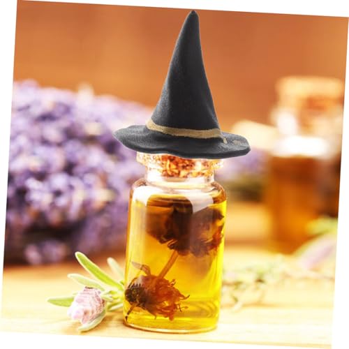 WEKAMOS 40 Stück Mini Hexenhüte aus Schwarzem Kunststoff DIY Bastelzubehör für Halloween Dekorationen Miniatur Hüte für Puppenhaus Halloween Party Tischdeko Vielseitig Einsetzbar WEKAMOS 40 Stück Mini Hexenhüte aus Schwarzem Kunststoff DIY Bastelzubehör für Halloween Dekorationen Miniatur Hüte für Puppenhaus Halloween Party Tischdeko Vielseitig Einsetzbar von WEKAMOS