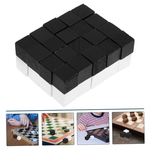 WEKAMOS 40 Stück Teiliges Holz Schachfiguren Mini Spielfiguren Flugspiel Brettspiel Zubehör Einfache Handhabung und Durchdachtes Design für Denkförderung und Spielspaß WEKAMOS 40 Stück Teiliges Holz Schachfiguren Mini Spielfiguren Flugspiel Brettspiel Zubehör Einfache Handhabung und Durchdachtes Design für Denkförderung und Spielspaß von WEKAMOS