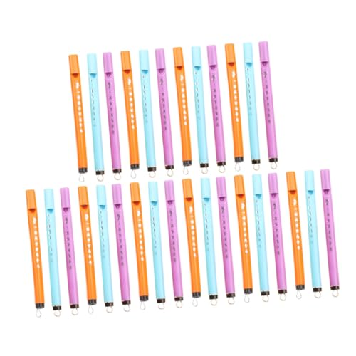 WEKAMOS 40 Stück Teiliges Mini Vogelpfeifen Bunte Kinderpfeifen mit Verstellbarem Leichtes Musikspielzeug für Junge Mädchen und Jungen Pädagogisch Handlich und Langlebig Zufällige Farbe von WEKAMOS
