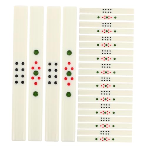 WEKAMOS 44 Stück Mahjong Zubehör mit Punktesticks für Traditionelle Brettspiele für Mahjong Spieler und Spielräume WEKAMOS 44 Stück Mahjong Zubehör mit Punktesticks für Traditionelle Brettspiele für Mahjong Spieler und Spielräume von WEKAMOS