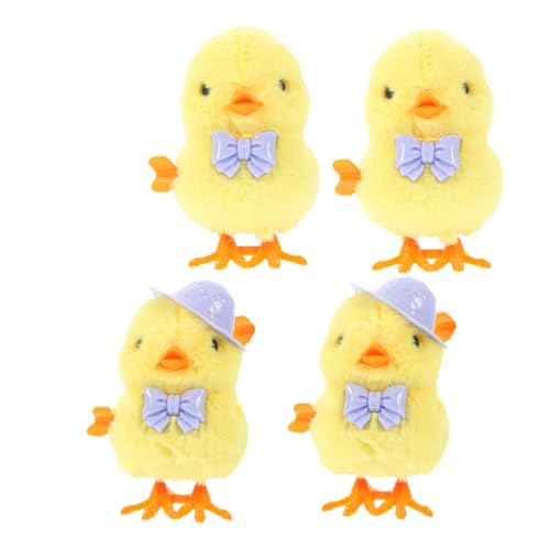 WEKAMOS 4Stücke Aufzieh Küken Niedliche Plüschhühner für Geschenktütenfüller Lustige Frühlings Deko und Unterhaltung für Ostern und Kindergeburtstage WEKAMOS 4Stücke Aufzieh Küken Niedliche Plüschhühner für Geschenktütenfüller Lustige Frühlings Deko und Unterhaltung für Ostern und Kindergeburtstage von WEKAMOS