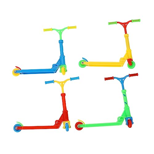 WEKAMOS 4Stücke Mini Fingerscooter Fingerspielzeuge für Fingerkoordination und Tricks für Zuhause und Reisen für Skateboardliebhaber von WEKAMOS