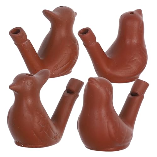 WEKAMOS 4Stücke Wasservogelpfeifen Handgefertigte Vogelgeräuschmacher aus Traditionellem Violettem für Outdoor Aktivitäten und Haustiertraining mit Knackigem WEKAMOS 4Stücke Wasservogelpfeifen Handgefertigte Vogelgeräuschmacher aus Traditionellem Violettem für Outdoor Aktivitäten und Haustiertraining mit Knackigem von WEKAMOS