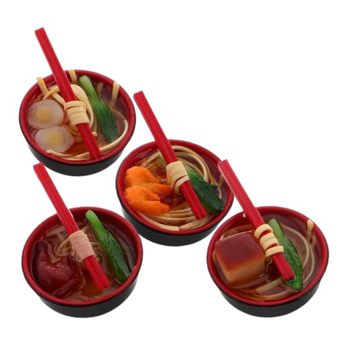WEKAMOS 4pcs Miniatur Lebensmittelmodell Gefälschte Realistische Simulation Nudel Modell Dekorative Gefälschte Lebensmittelpropter Mini Hausdekoration Winzig WEKAMOS 4pcs Miniatur Lebensmittelmodell Gefälschte Realistische Simulation Nudel Modell Dekorative Gefälschte Lebensmittelpropter Mini Hausdekoration Winzig von WEKAMOS