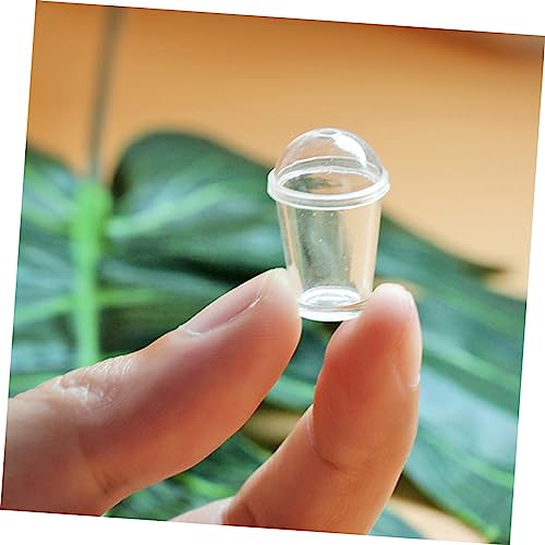 WEKAMOS 5 Sätze Miniatur Milchtee Becher Puppenhaus Zubehör Realistische Mini Trinkbecher für Puppen Miniatur Deko DIY Bastelbedarf Tiny House Accessoires von WEKAMOS