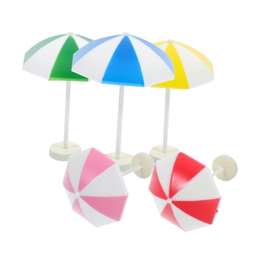 WEKAMOS 5 Stück Mikro-Landschafts- Regenschirm für Miniatur klein Dekorationen strandspielzeug Puppenhaus Accessoire Mini- Puppenhausdekor Abs WEKAMOS 5 Stück Mikro-Landschafts- Regenschirm für Miniatur klein Dekorationen strandspielzeug Puppenhaus Accessoire Mini- Puppenhausdekor Abs von WEKAMOS