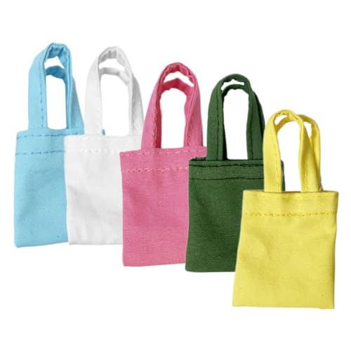 WEKAMOS 5 Stück Mini Handgefertigte Canvas-Tasche Puppenhaus Miniatur Bausatz Selber Machen Bausätze Figur Windeln Mini-puppenhandtasche Leute Aus Dem Puppenhaus Ding Liebenswert Segeltuch WEKAMOS 5 Stück Mini Handgefertigte Canvas-Tasche Puppenhaus Miniatur Bausatz Selber Machen Bausätze Figur Windeln Mini-puppenhandtasche Leute Aus Dem Puppenhaus Ding Liebenswert Segeltuch von WEKAMOS