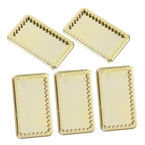 WEKAMOS 5 Stück Miniatur Geschirrset für Puppenhaus Teiliges Leichtes Stabiles Goldfarbenes Mini Tableware für Kreative Szenen und Rollenspiele Dekoration für Miniaturhäuser WEKAMOS 5 Stück Miniatur Geschirrset für Puppenhaus Teiliges Leichtes Stabiles Goldfarbenes Mini Tableware für Kreative Szenen und Rollenspiele Dekoration für Miniaturhäuser von WEKAMOS