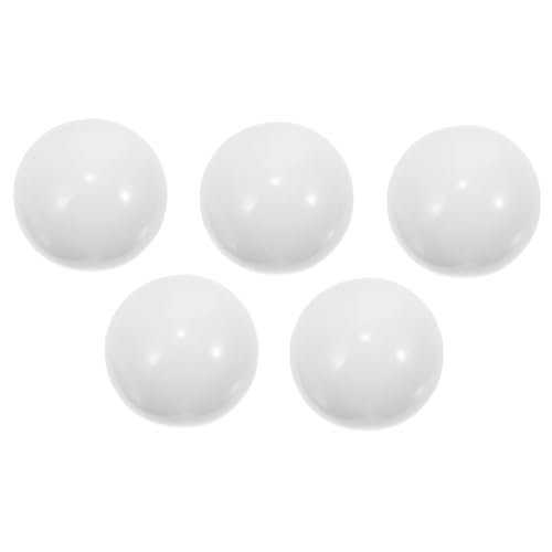 WEKAMOS 5 Stück Roulette Perlen Teilig Weiße Kleine Kugeln für Tischroulette Drehbare Spielrad Beads Party Zubehör zur Spielatmosphäresteigerung von WEKAMOS