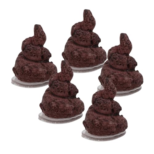 WEKAMOS 5 Stück Simulation Poop puppenhaus deko lustige deko Figuren Poop-Spiel Kotspielzeug Spielzeugkacke gefälschte gefälschter KOT Harz Light Brown WEKAMOS 5 Stück Simulation Poop puppenhaus deko lustige deko Figuren Poop-Spiel Kotspielzeug Spielzeugkacke gefälschte gefälschter KOT Harz Light Brown von WEKAMOS