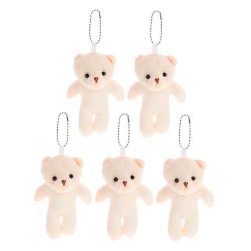 WEKAMOS 5 Stück Teddybär-Puppe Geburtstagsgeschenk bär Mini-Carry-Anhänger bär anhänger geldbörse Brieftasche Schlüsselanhänger Mini-Bär- Haushaltszubehör PP Baumwolle Beige WEKAMOS 5 Stück Teddybär-Puppe Geburtstagsgeschenk bär Mini-Carry-Anhänger bär anhänger geldbörse Brieftasche Schlüsselanhänger Mini-Bär- Haushaltszubehör PP Baumwolle Beige von WEKAMOS