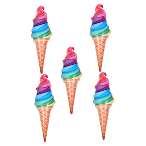 WEKAMOS 5 Stück Teiliges Aufblasbares PVC Eiscreme Partydeko Große Sommer Luftballons Vielseitige Geburtstagsdekoration Einfach zu Reinigen für Indoor und Outdoor Veranstaltungen Geeignet WEKAMOS 5 Stück Teiliges Aufblasbares PVC Eiscreme Partydeko Große Sommer Luftballons Vielseitige Geburtstagsdekoration Einfach zu Reinigen für Indoor und Outdoor Veranstaltungen Geeignet von WEKAMOS