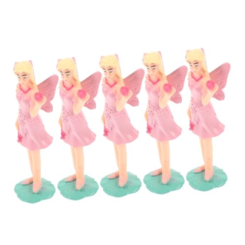 WEKAMOS 5 Stück Teiliges Balletttänzer Puppen Figurine Musikbox Zubehör Kunststoff Tanzende Mädchen Prinzessin Puppe für DIY Musikboxen von WEKAMOS