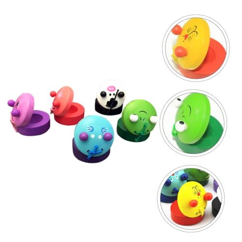 WEKAMOS 5 Stück Teiliges Bunte Kastagnetten Percussion Musikinstrumente für Kleinkinder Rhythmus und Sensorischer Entwicklung WEKAMOS 5 Stück Teiliges Bunte Kastagnetten Percussion Musikinstrumente für Kleinkinder Rhythmus und Sensorischer Entwicklung von WEKAMOS
