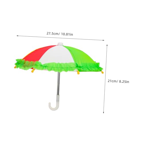 WEKAMOS 5 Stück Teiliges Bunte Puppenhaus Ornamente Detailgetreue Miniatur Regen Umbrella Farbenfrohe für Puppenhäuser von WEKAMOS