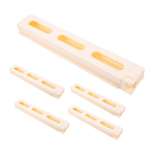 WEKAMOS 5 Stück Teiliges Domino Aufbewahrungsset aus Robustem Kunststoff Innovativer Domino Halter mit Rampelement für Mexikanischen Zug für Familienspiele und Kreatives Stapeln von WEKAMOS