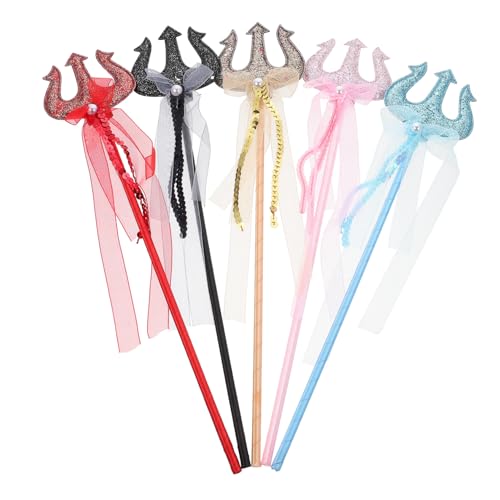 WEKAMOS 5 Stück Teiliges Feenstab für Niedlich Gestaltete Halloween Leichte Handheld Wands aus Kindgerechtem Material für Kostüm Party und Geburtstagsdeko WEKAMOS 5 Stück Teiliges Feenstab für Niedlich Gestaltete Halloween Leichte Handheld Wands aus Kindgerechtem Material für Kostüm Party und Geburtstagsdeko von WEKAMOS
