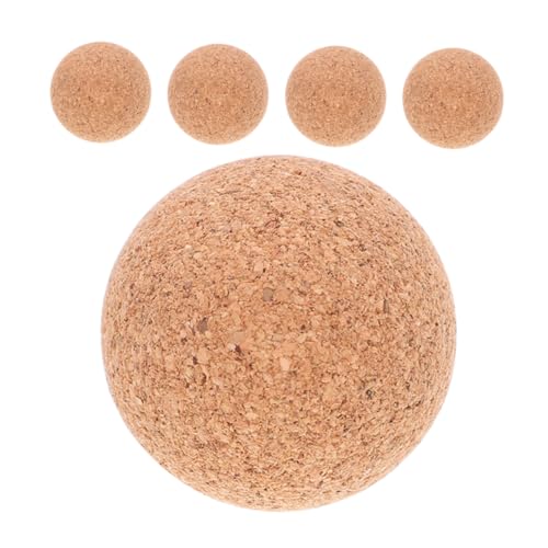 WEKAMOS 5 Stück Teiliges Kork Tischfußballbälle aus Holz Langlebige Ersatzkugeln für Kickertisch Geräuscharm und Komfortabel Geeignet für Heim Bar und Schule WEKAMOS 5 Stück Teiliges Kork Tischfußballbälle aus Holz Langlebige Ersatzkugeln für Kickertisch Geräuscharm und Komfortabel Geeignet für Heim Bar und Schule von WEKAMOS