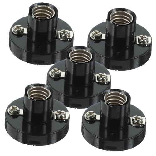 WEKAMOS 5 Stück Teiliges Lampenfassungs Langlebigem Bakelit und Metall Mini Schraubsockel für Glühbirnen Robust und Vielseitig für Elektrische Experimente Heim Gewerbeanwendung Stabile WEKAMOS 5 Stück Teiliges Lampenfassungs Langlebigem Bakelit und Metall Mini Schraubsockel für Glühbirnen Robust und Vielseitig für Elektrische Experimente Heim Gewerbeanwendung Stabile von WEKAMOS