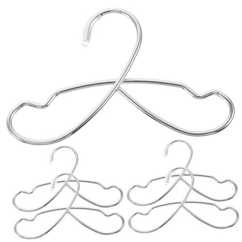 WEKAMOS 5 Stück Teiliges Mini Puppenkleiderbügel aus Metall Stabile Verformungsfreie Puppenbügel für Bjd Puppen zur Ordentlichen Aufbewahrung und Präsentation von Puppenkleidung WEKAMOS 5 Stück Teiliges Mini Puppenkleiderbügel aus Metall Stabile Verformungsfreie Puppenbügel für Bjd Puppen zur Ordentlichen Aufbewahrung und Präsentation von Puppenkleidung von WEKAMOS