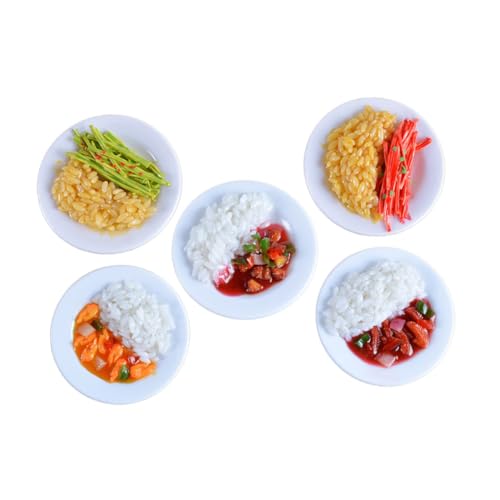 WEKAMOS 5 Stück Teiliges PVC Fake Food Modell für Rollenspiele Realistische Dekoration für Küche Party und Fotografie Leicht und Tragbar Fördert Kreativität und Spaß WEKAMOS 5 Stück Teiliges PVC Fake Food Modell für Rollenspiele Realistische Dekoration für Küche Party und Fotografie Leicht und Tragbar Fördert Kreativität und Spaß von WEKAMOS