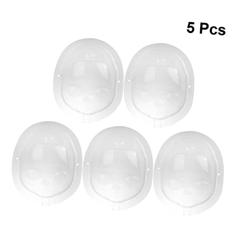 WEKAMOS 5 Stück Teiliges Puppenmasken Transparente DIY Gesichtsabdeckungen für Puppen Mini Gesichtszubehör für Bastelarbeiten und Schutzmasken WEKAMOS 5 Stück Teiliges Puppenmasken Transparente DIY Gesichtsabdeckungen für Puppen Mini Gesichtszubehör für Bastelarbeiten und Schutzmasken von WEKAMOS