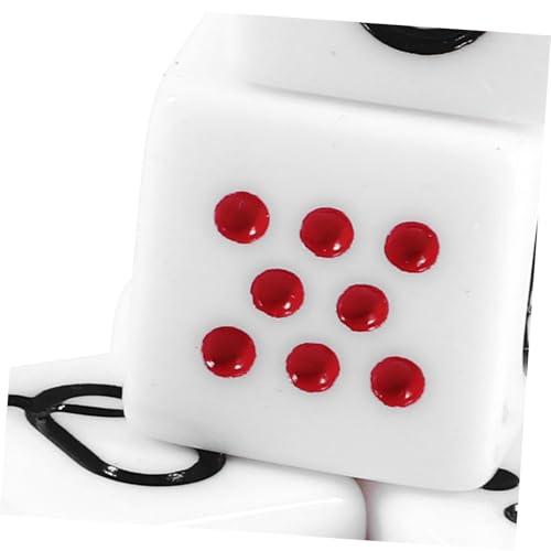 WEKAMOS 5 Stück Teiliges Weiß mit Abgerundeten Ecken Langlebige Leichte Spielwürfel für Lustige Partyspiele und Brettspiele Wiederverwendbar Tragbar für Poker Trinkspiele WEKAMOS 5 Stück Teiliges Weiß mit Abgerundeten Ecken Langlebige Leichte Spielwürfel für Lustige Partyspiele und Brettspiele Wiederverwendbar Tragbar für Poker Trinkspiele von WEKAMOS