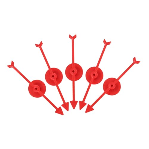 WEKAMOS 5Stücke Kunststoff Pfeilspinner Für Brettspiele DIY Spielpfeile Ersatzpfeile Für Interaktive Familienspiele Lang Für Einsatz Verschiedenen von WEKAMOS