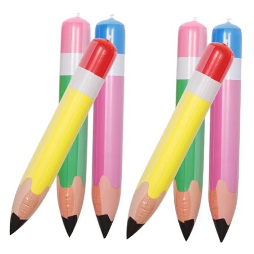 WEKAMOS 6stücke Riesen Aufblasbarer Bleistift Große Bleistiftballons in Gelb Und Grün Für Schulanfang Abschlussfeier Und Kindergeburtstagsdeko Pvc Bleistift Requisiten Für Kreative WEKAMOS 6stücke Riesen Aufblasbarer Bleistift Große Bleistiftballons in Gelb Und Grün Für Schulanfang Abschlussfeier Und Kindergeburtstagsdeko Pvc Bleistift Requisiten Für Kreative von WEKAMOS