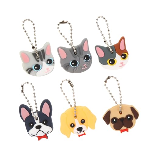 WEKAMOS 6 Stück Cartoon Schlüsselhüllen Weiche Schlüsselabdeckungen Lustige Schlüsselkennzeichnung für Hausschlüssel Abziehen Geschenkidee für Familie und Freunde WEKAMOS 6 Stück Cartoon Schlüsselhüllen Weiche Schlüsselabdeckungen Lustige Schlüsselkennzeichnung für Hausschlüssel Abziehen Geschenkidee für Familie und Freunde von WEKAMOS