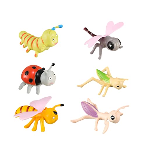 WEKAMOS 6 Stück Insektenmodell deko geburtstagsdeko Tiermodelle für Kunststoff Insekten Insektenspielzeug für Kleinkinder Bildungsspielzeug Zahlen PVC WEKAMOS 6 Stück Insektenmodell deko geburtstagsdeko Tiermodelle für Kunststoff Insekten Insektenspielzeug für Kleinkinder Bildungsspielzeug Zahlen PVC von WEKAMOS