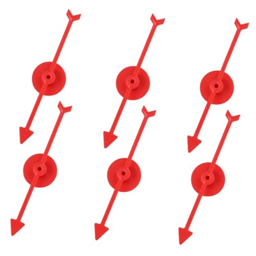 WEKAMOS 6 Stück Kunststoff Pfeile für Brettspiele Rotierende Spielzeiger für DIY Projekte Mathe Unterricht Partyspiele und Interaktive Spiele Praktische Zubehörteile für Unendlichen WEKAMOS 6 Stück Kunststoff Pfeile für Brettspiele Rotierende Spielzeiger für DIY Projekte Mathe Unterricht Partyspiele und Interaktive Spiele Praktische Zubehörteile für Unendlichen von WEKAMOS