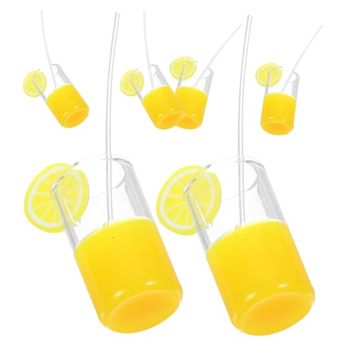 WEKAMOS 6 Stück Mini Cup Accessoires Minitasse für Puppenhaus Miniatur-Dekorationen Mini Doll House Accessoires Mini-Craft-Becher Mini -Puppenzubehör Glas Yellow WEKAMOS 6 Stück Mini Cup Accessoires Minitasse für Puppenhaus Miniatur-Dekorationen Mini Doll House Accessoires Mini-Craft-Becher Mini -Puppenzubehör Glas Yellow von WEKAMOS