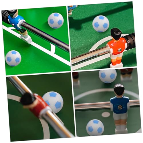 WEKAMOS 6 Stück Mini Tischfußball Bälle Stabile und Langlebige Kunststoff Kugeln Ersatzspielbälle für Desktop Soccer Geeignet für Standard Fußballtische Praktische Fußballspiel Zubehör von WEKAMOS