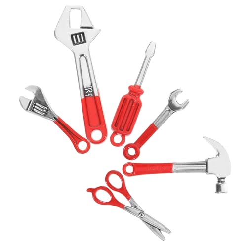 WEKAMOS 6 Stück Mini- -Tool Miniatur-wartungswerkzeuge Miniatur-zubehör Puppenhaus Miniatur-szenenmodell Mini-wartungstool Mini-hausreparaturwerkzeuge Puppenwerkzeuge Legierung Rot WEKAMOS 6 Stück Mini- -Tool Miniatur-wartungswerkzeuge Miniatur-zubehör Puppenhaus Miniatur-szenenmodell Mini-wartungstool Mini-hausreparaturwerkzeuge Puppenwerkzeuge Legierung Rot von WEKAMOS