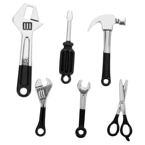 WEKAMOS 6 Stück Mini-legierungswerkzeuge Puppenhaus Miniatur-hauswerkzeuge Miniatur-szenenmodell Mini-hauswerkzeuge Simulations-Reparatur-Tool Mini House Accessory Mini-Werkzeuge Black WEKAMOS 6 Stück Mini-legierungswerkzeuge Puppenhaus Miniatur-hauswerkzeuge Miniatur-szenenmodell Mini-hauswerkzeuge Simulations-Reparatur-Tool Mini House Accessory Mini-Werkzeuge Black von WEKAMOS