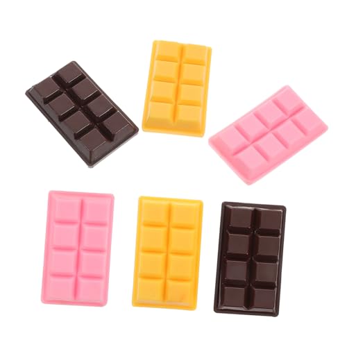WEKAMOS 6 Stück Realistische Simulation Schokoladentafel-Modell Für Küche, Essen, Rollenspiel Und Heimdekoration, Multifunktionale Gefälschte Schokolade Für Tischdekoration WEKAMOS 6 Stück Realistische Simulation Schokoladentafel-Modell Für Küche, Essen, Rollenspiel Und Heimdekoration, Multifunktionale Gefälschte Schokolade Für Tischdekoration von WEKAMOS