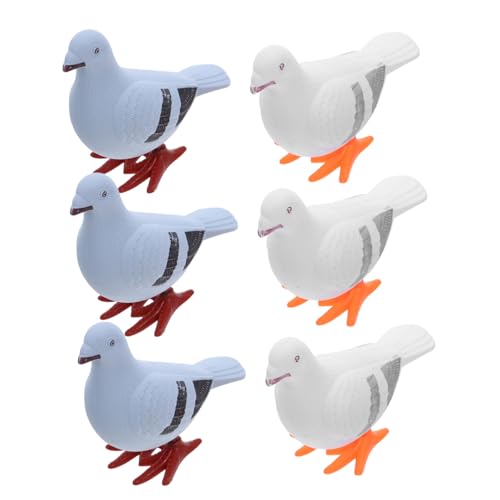 WEKAMOS 6 Stück Teiliges Aufziehspielzeug Tauben Wind Up Hüpfende Vögel Partygeschenk Kinderhand Aktivierung Spielfigur Kompakt für Geburtstagsfeier und Dekoration WEKAMOS 6 Stück Teiliges Aufziehspielzeug Tauben Wind Up Hüpfende Vögel Partygeschenk Kinderhand Aktivierung Spielfigur Kompakt für Geburtstagsfeier und Dekoration von WEKAMOS