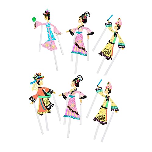 WEKAMOS 6 Stück Teiliges DIY Schattenkit Traditionelle Chinesische Schattenpuppen für Kreatives Handwerksspielzeug Frühen Bildung Aufführung von Schattenspielen WEKAMOS 6 Stück Teiliges DIY Schattenkit Traditionelle Chinesische Schattenpuppen für Kreatives Handwerksspielzeug Frühen Bildung Aufführung von Schattenspielen von WEKAMOS