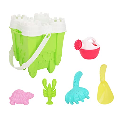 WEKAMOS 6 Stück Teiliges Strandspielzeug Set für Bunte Eimer Schaufeln und Sandwerkzeuge für Strand für Sommerliche Wasser und Sandspiele von WEKAMOS