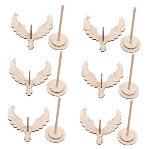 WEKAMOS 6-teiliges Balanciervogel-Spielzeug: Schwerkraftadler-Spielzeug Aus Holz, DIY-balancevogel-Set Für Kinder Zur Verbesserung Der Motorik Und Kreativität, Lehrreiches WEKAMOS 6-teiliges Balanciervogel-Spielzeug: Schwerkraftadler-Spielzeug Aus Holz, DIY-balancevogel-Set Für Kinder Zur Verbesserung Der Motorik Und Kreativität, Lehrreiches von WEKAMOS